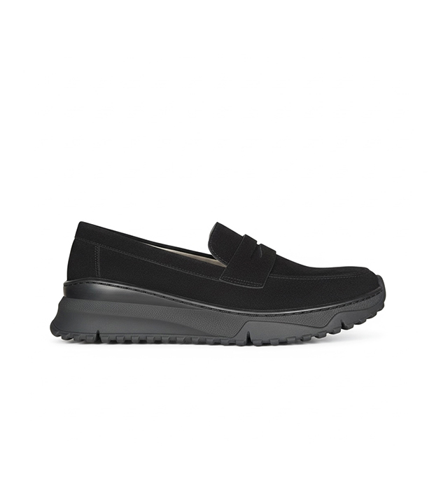Chaussure en vrai daim cuir