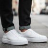 Basket en cuir blanc réf 232