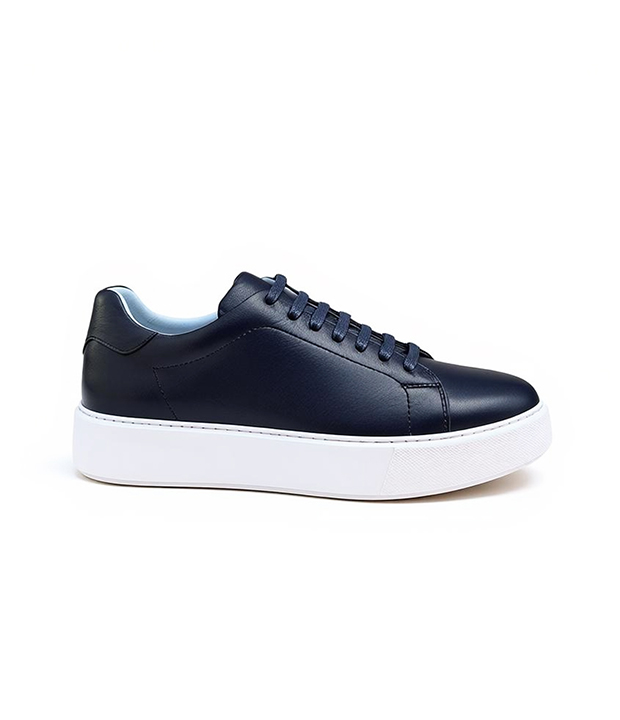Basket en cuir bleu réf 232