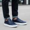 BL2324 Basket en cuir bleu réf 232