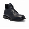 Bottine en vrai cuir noir réf 0254