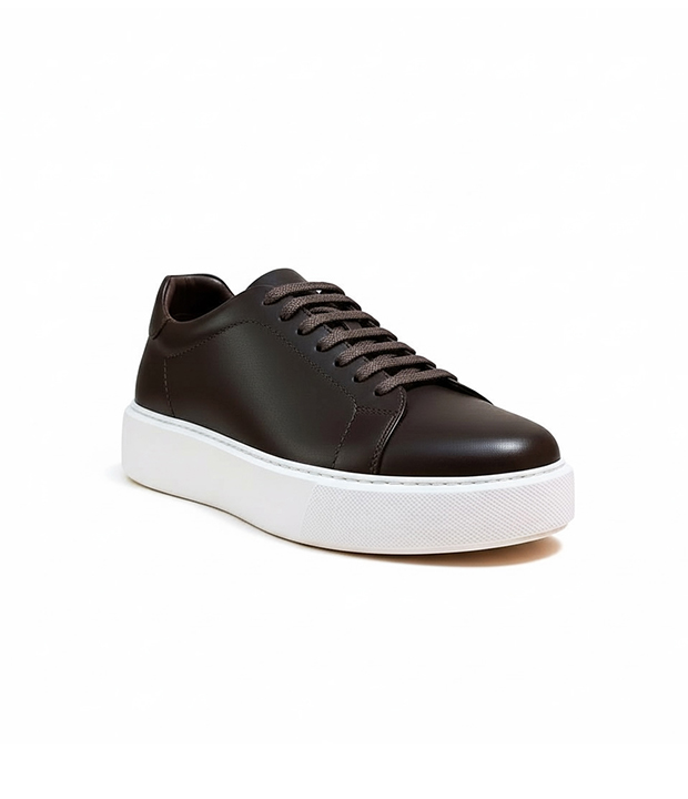 Ma2323 Basket en cuir marron réf 232