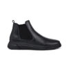 Bottine en vrai cuir noir réf 350P